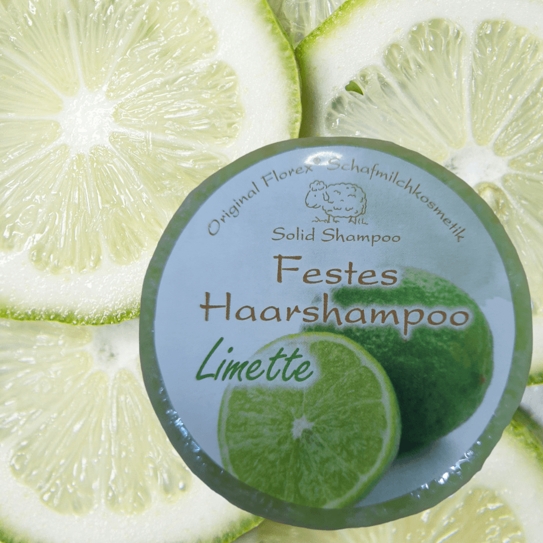 Festes Haarshampoo Limette