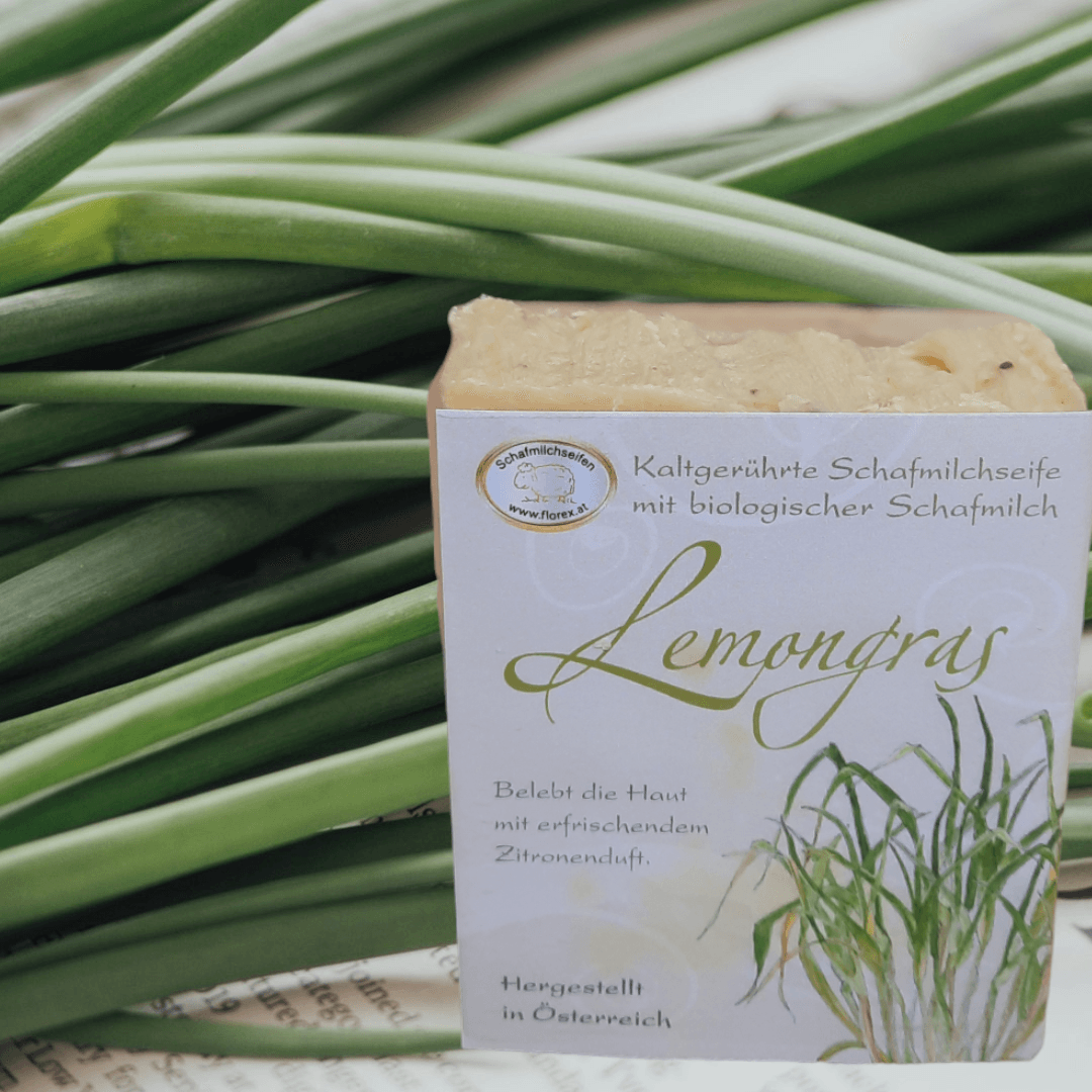 Kaltgerührte Schafmilchseife Lemongras