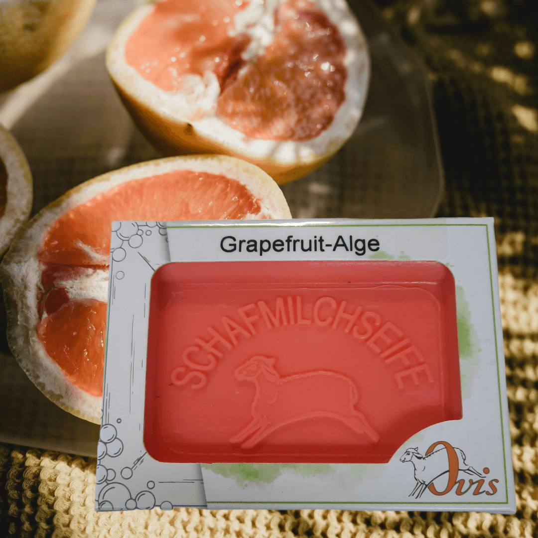 Ovis Schafmilchseife Grapefruit Alge - Luxuriöse Pflege für deine Haut - Seifenwelt.ch