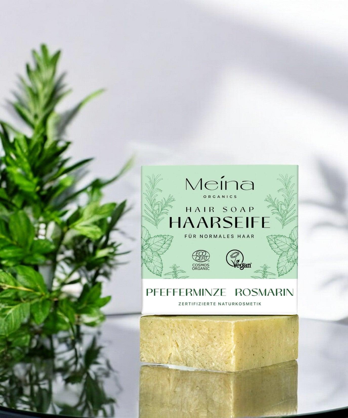 Haarseife Pfefferminze Rosmarin