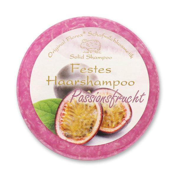 Florex festes Haarshampoo mit Schafmilch, 58g, Passionsfrucht - Seifenwelt.ch