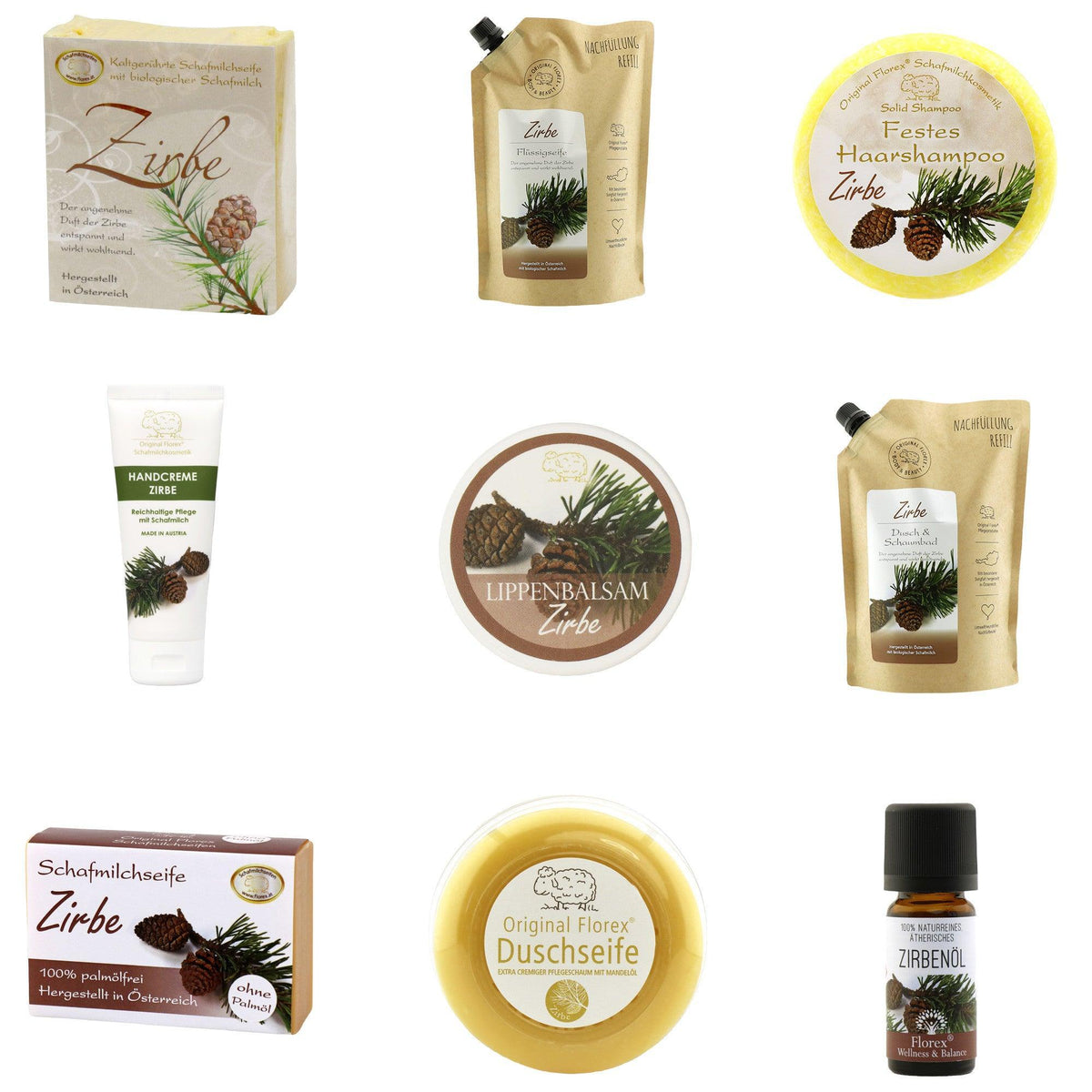 Florex Zirbenset mittel - Seifenwelt.ch